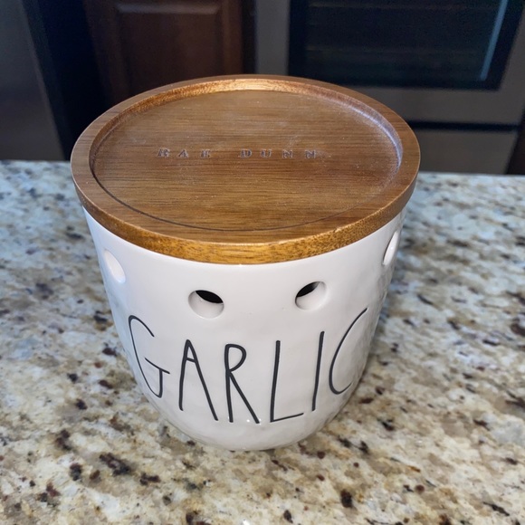 Rae Dunn Garlic Cellar Canister